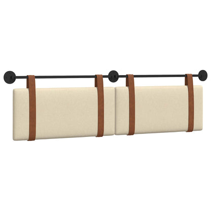 Testata appesa Tinta unita Crema 170 x 55 x 5 cm PU Antico