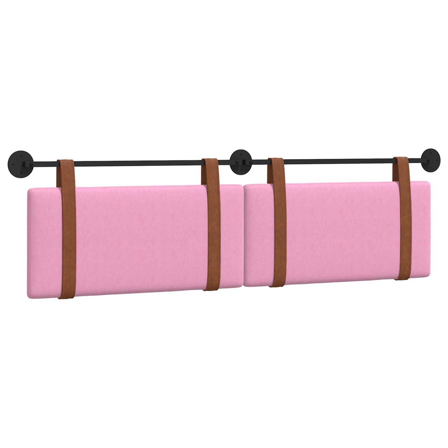 Testata appesa Tinta unita Rosa 170 x 55 x 5 cm PU Antico