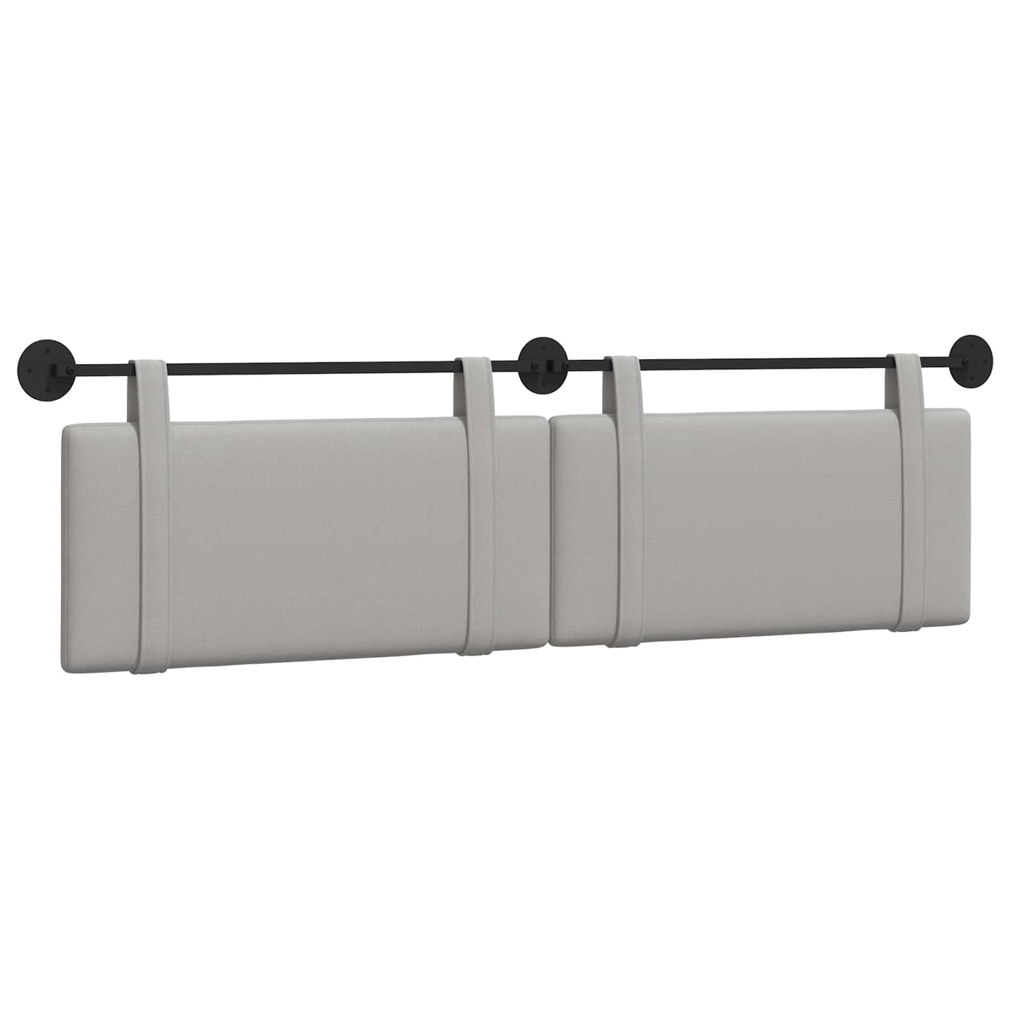 Testata appesa Grigio Nuvola 190 x 55 x 5 cm Tessuto