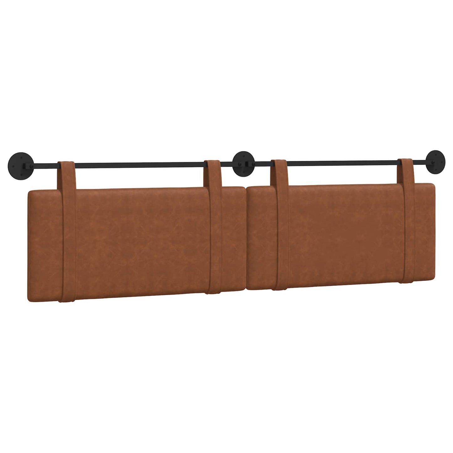 Testata appesa Tinta unita Marrone 190 x 55 x 5 cm PU Antico