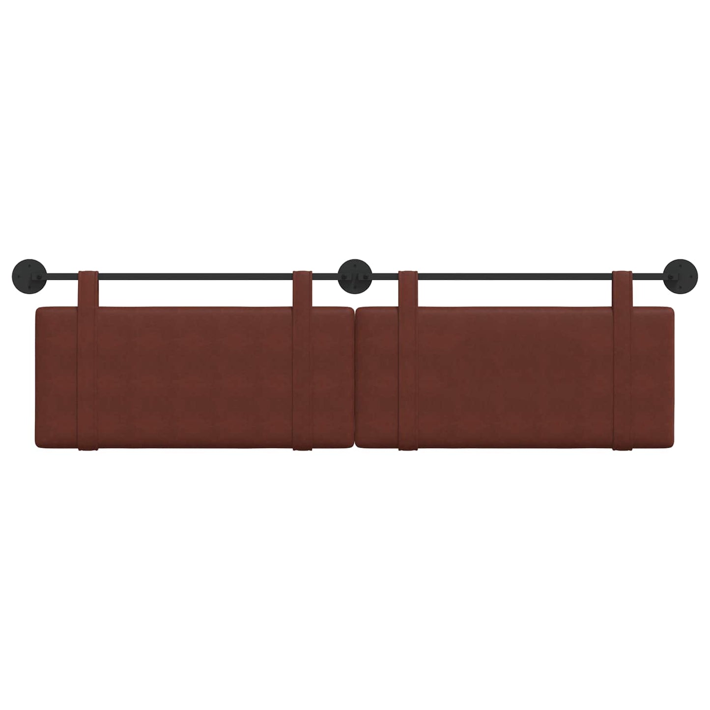 Testata appesa Marrone Lucido 190 x 55 x 5 cm PU Antico