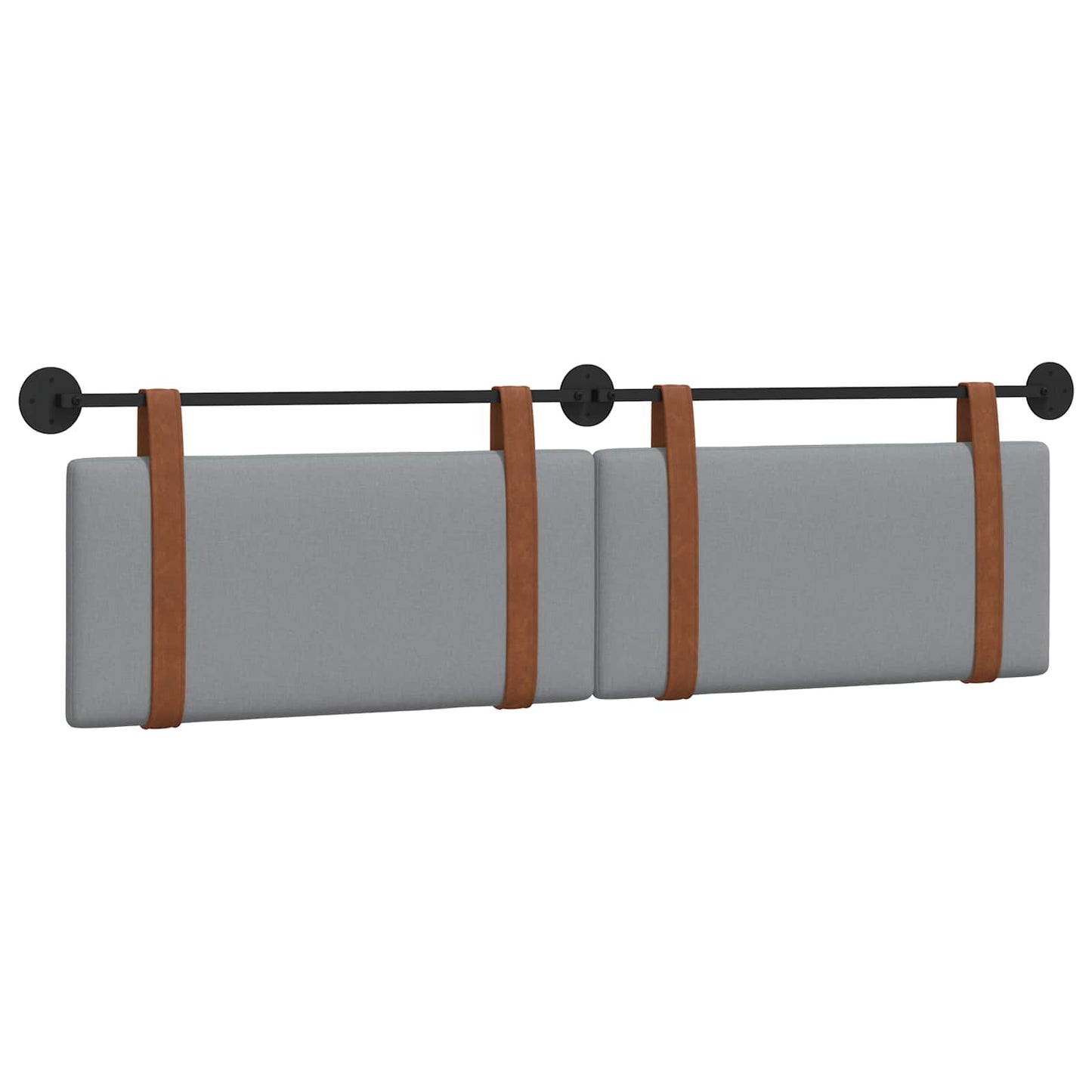 Testata appesa Grigio chiaro 190 x 55 x 5 cm PU Antico