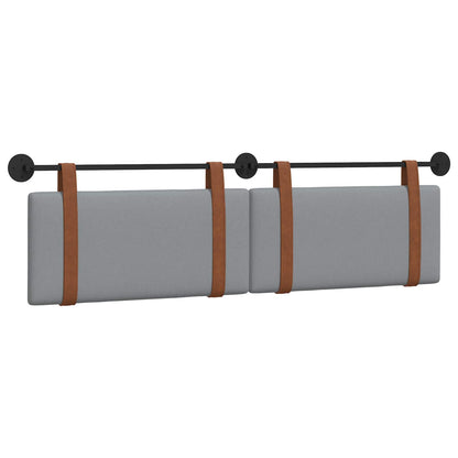 Testata appesa Grigio chiaro 190 x 55 x 5 cm PU Antico
