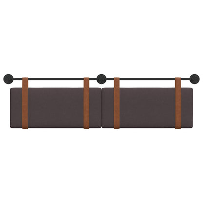 Testata appesa Marrone Scuro 190 x 55 x 5 cm PU Antico