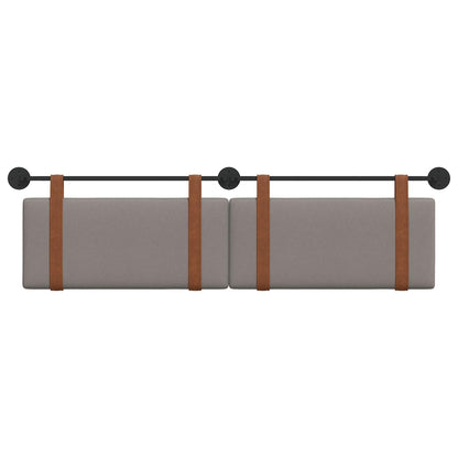 Testata appesa Tinta unita Talpa 190 x 55 x 5 cm PU Antico