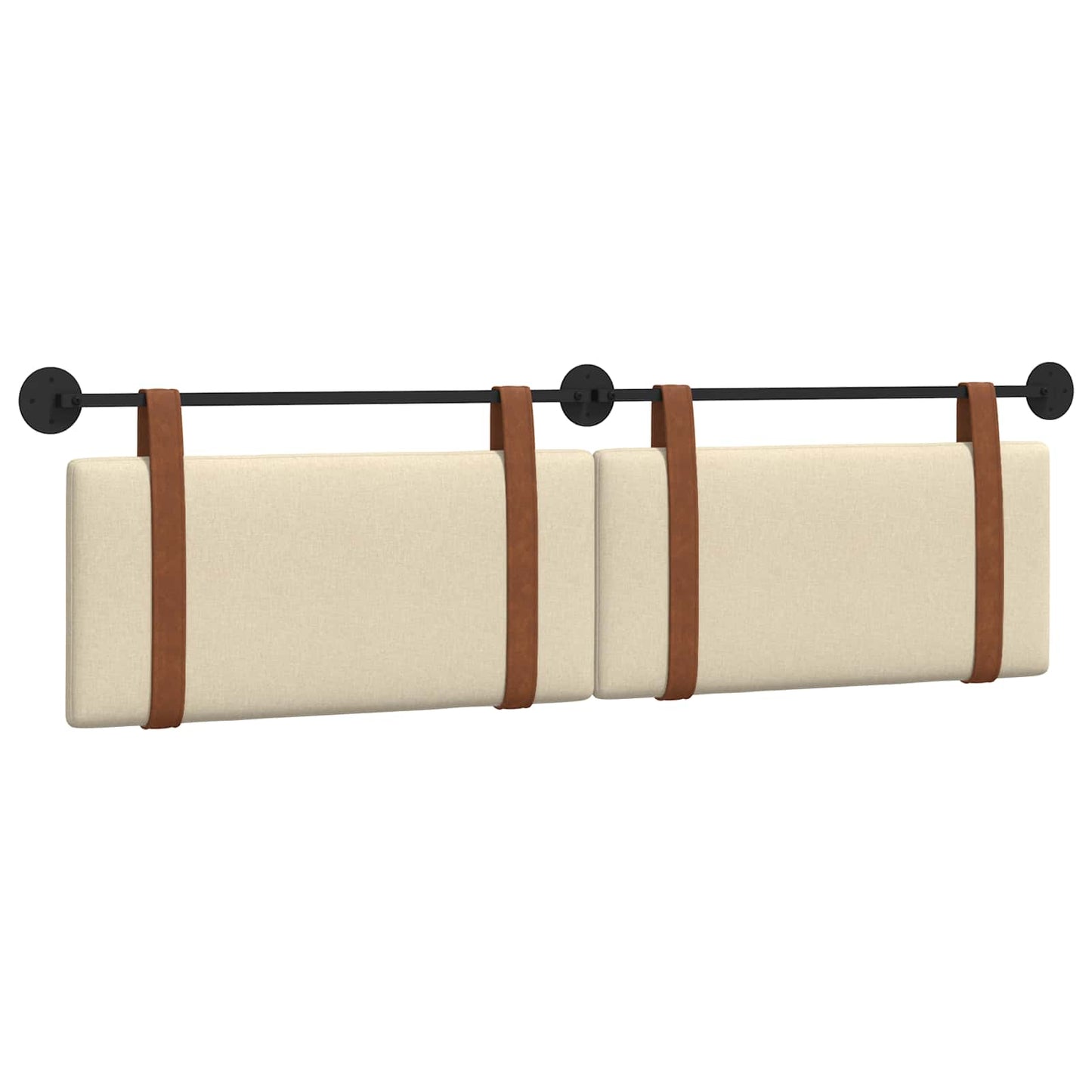 Testata appesa Tinta unita Crema 190 x 55 x 5 cm PU Antico