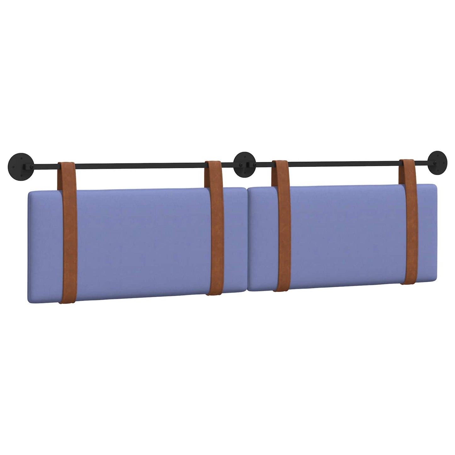 Testata appesa Tinta unita Blu jeans 190 x 55 x 5 cm PU Antico