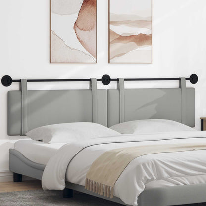 Testata appesa Grigio Nuvola 210 x 55 x 5 cm Tessuto