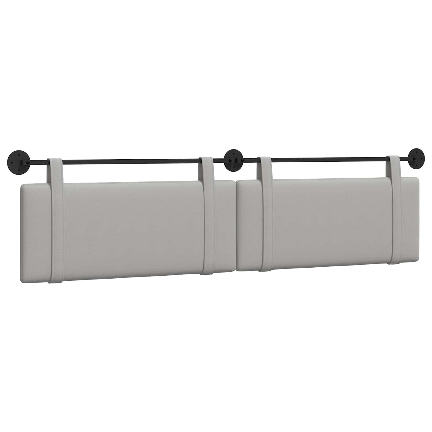 Testata appesa Grigio Nuvola 210 x 55 x 5 cm Tessuto