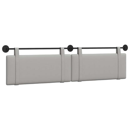 Testata appesa Grigio Nuvola 210 x 55 x 5 cm Tessuto
