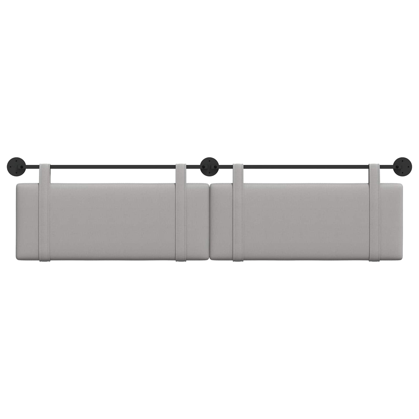 Testata appesa Grigio Nuvola 210 x 55 x 5 cm Tessuto