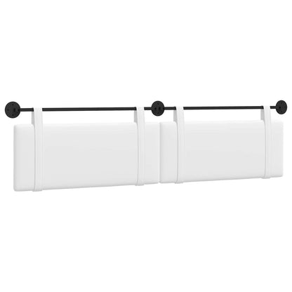 Testata appesa Tinta unita Bianco 210 x 55 x 5 cm Tessuto