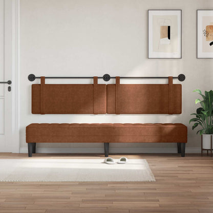 Testata appesa Tinta unita Marrone 210 x 55 x 5 cm PU Antico