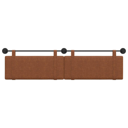 Testata appesa Tinta unita Marrone 210 x 55 x 5 cm PU Antico