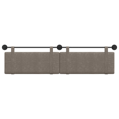 Testata appesa Tinta unita Grigio 210 x 55 x 5 cm PU Antico