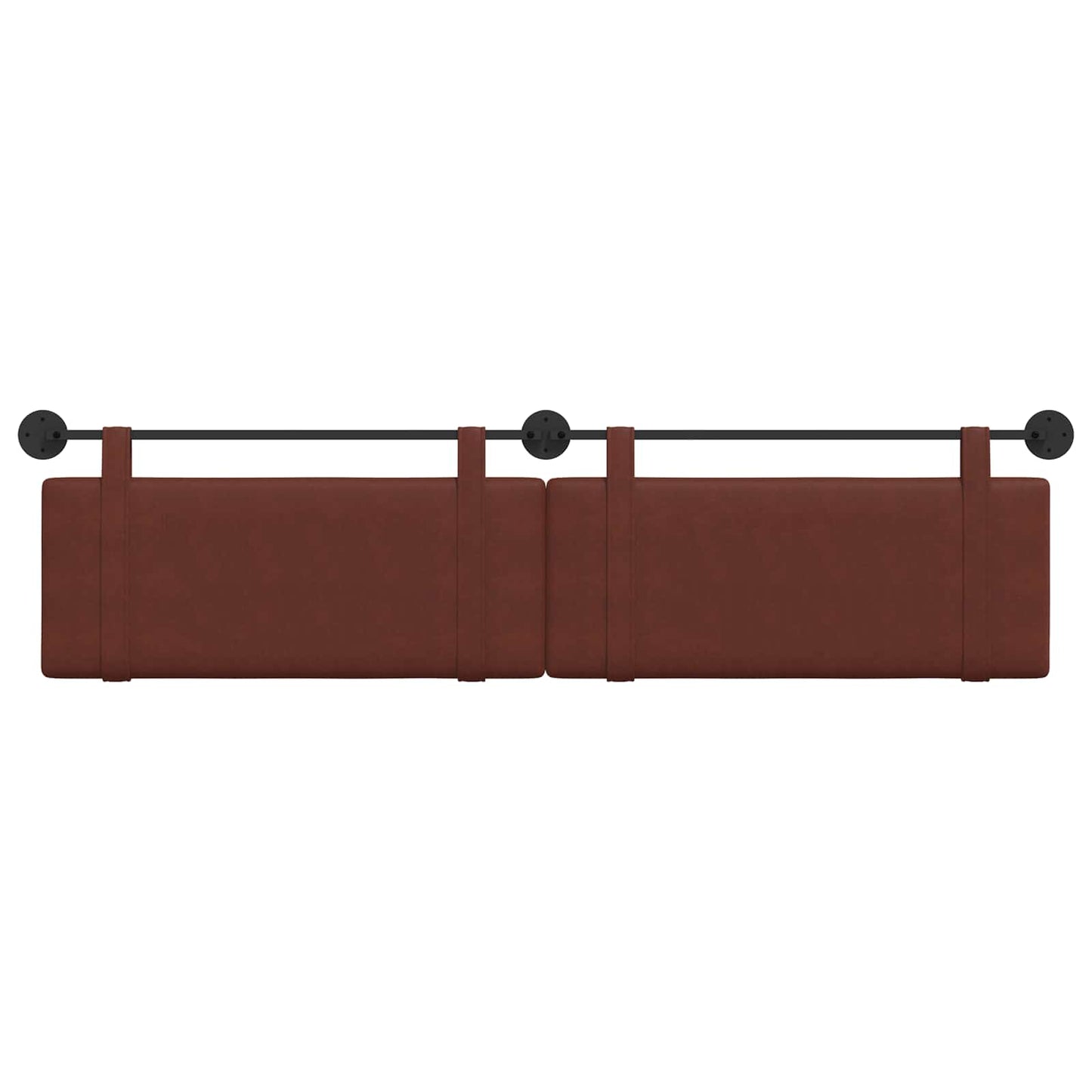 Testata appesa Marrone Lucido 210 x 55 x 5 cm PU Antico
