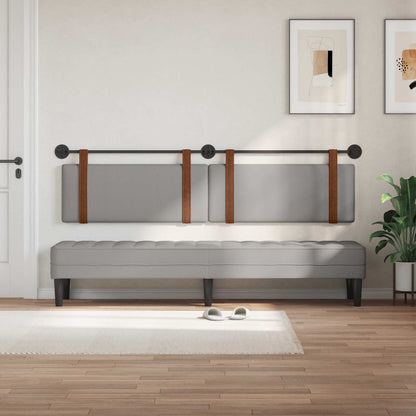 Testata appesa Grigio Nuvola 210 x 55 x 5 cm PU Antico
