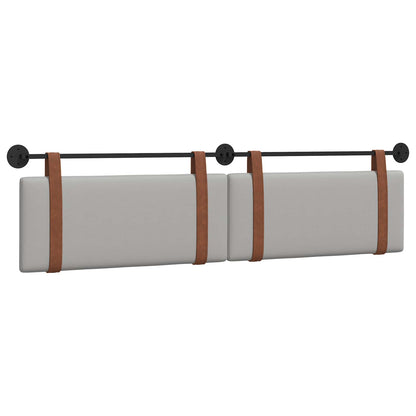 Testata appesa Grigio Nuvola 210 x 55 x 5 cm PU Antico