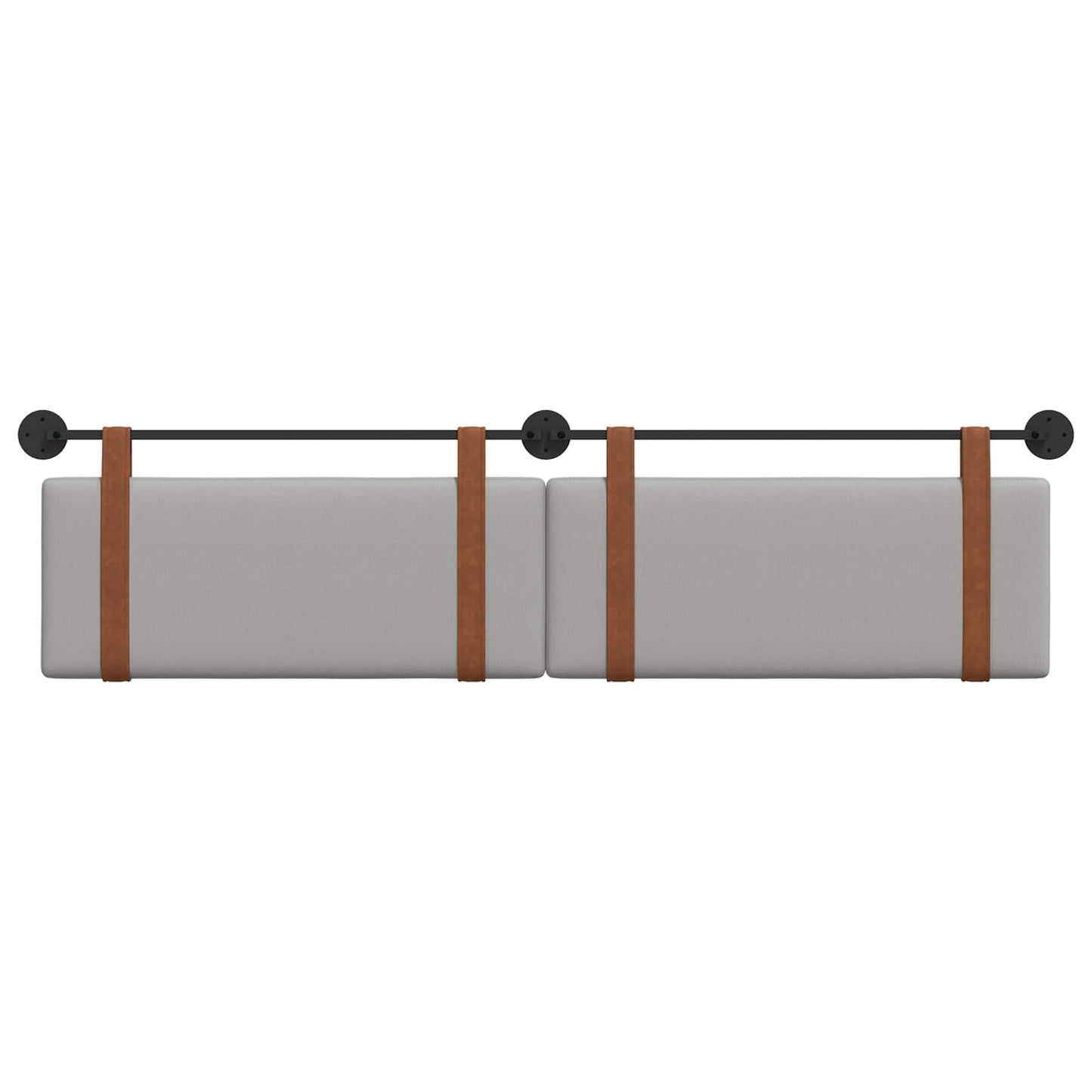 Testata appesa Grigio Nuvola 210 x 55 x 5 cm PU Antico