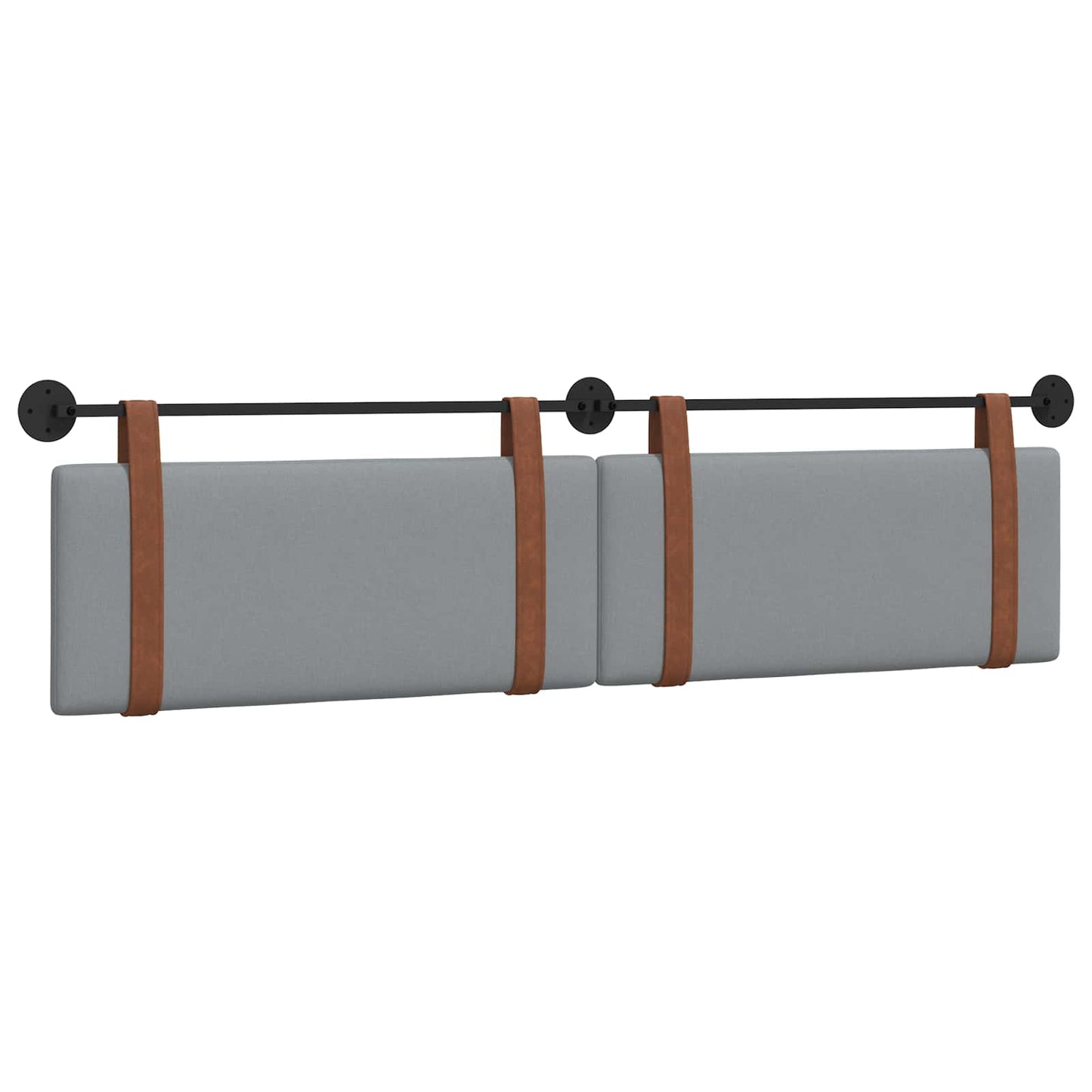 Testata appesa Grigio chiaro 210 x 55 x 5 cm PU Antico