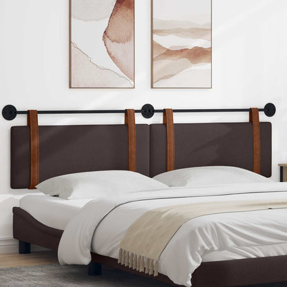 Testata appesa Marrone Scuro 210 x 55 x 5 cm PU Antico