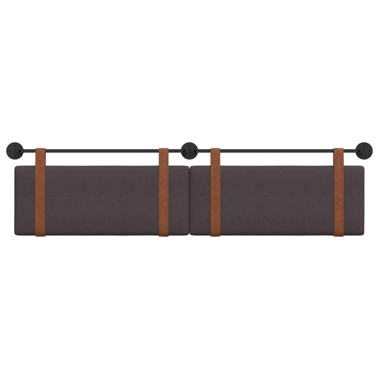 Testata appesa Marrone Scuro 210 x 55 x 5 cm PU Antico
