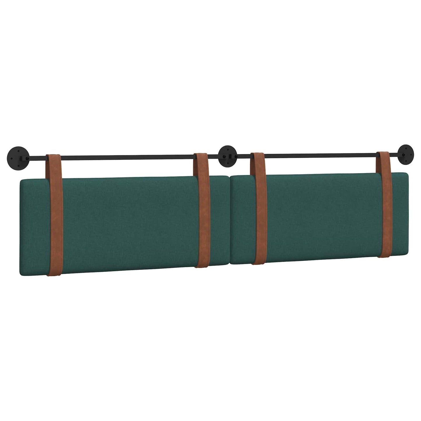 Testata appesa Verde Scuro 210 x 55 x 5 cm PU Antico