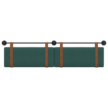 Testata appesa Verde Scuro 210 x 55 x 5 cm PU Antico