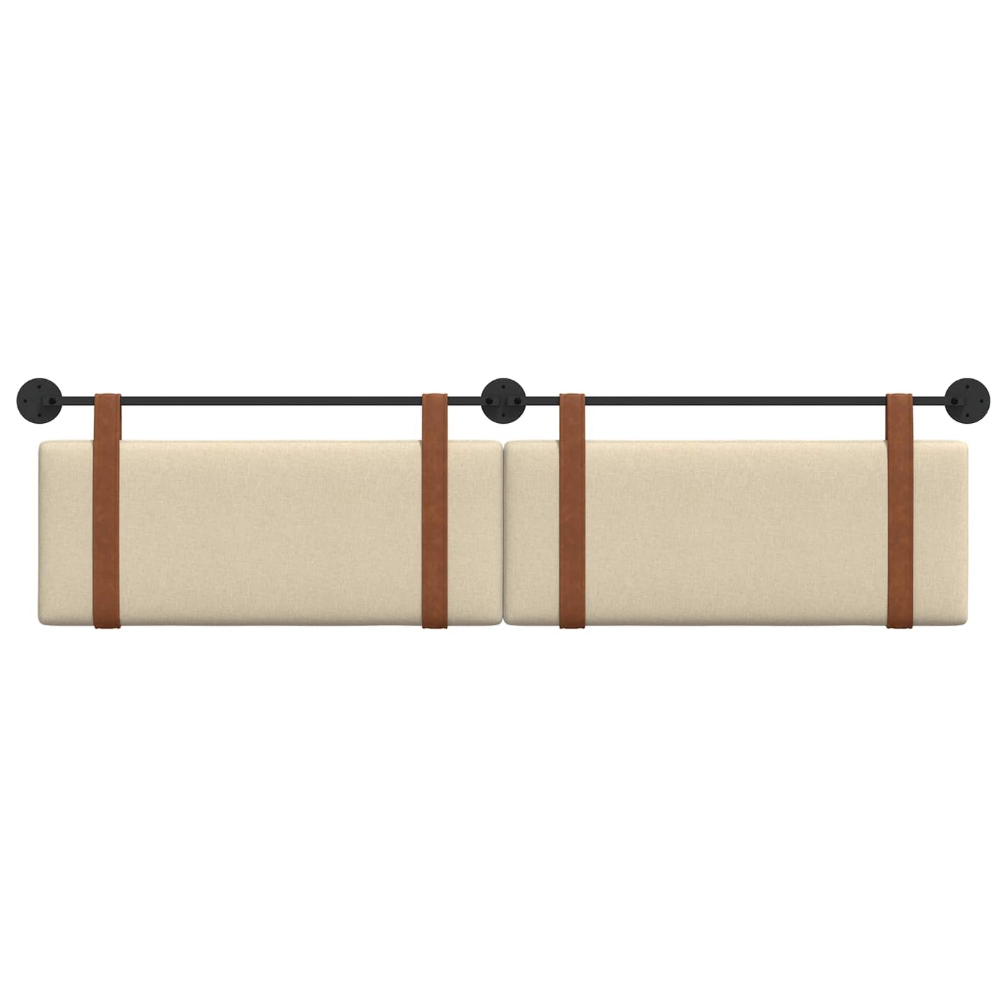 Testata appesa Tinta unita Crema 210 x 55 x 5 cm PU Antico