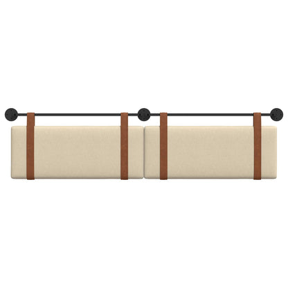 Testata appesa Tinta unita Crema 210 x 55 x 5 cm PU Antico