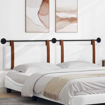 Testata appesa Tinta unita Bianco 210 x 55 x 5 cm PU Antico