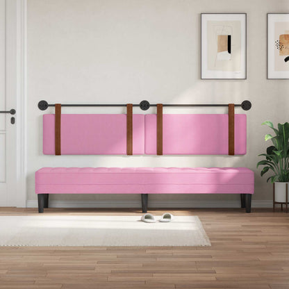 Testata appesa Tinta unita Rosa 210 x 55 x 5 cm PU Antico