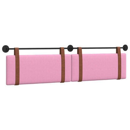 Testata appesa Tinta unita Rosa 210 x 55 x 5 cm PU Antico