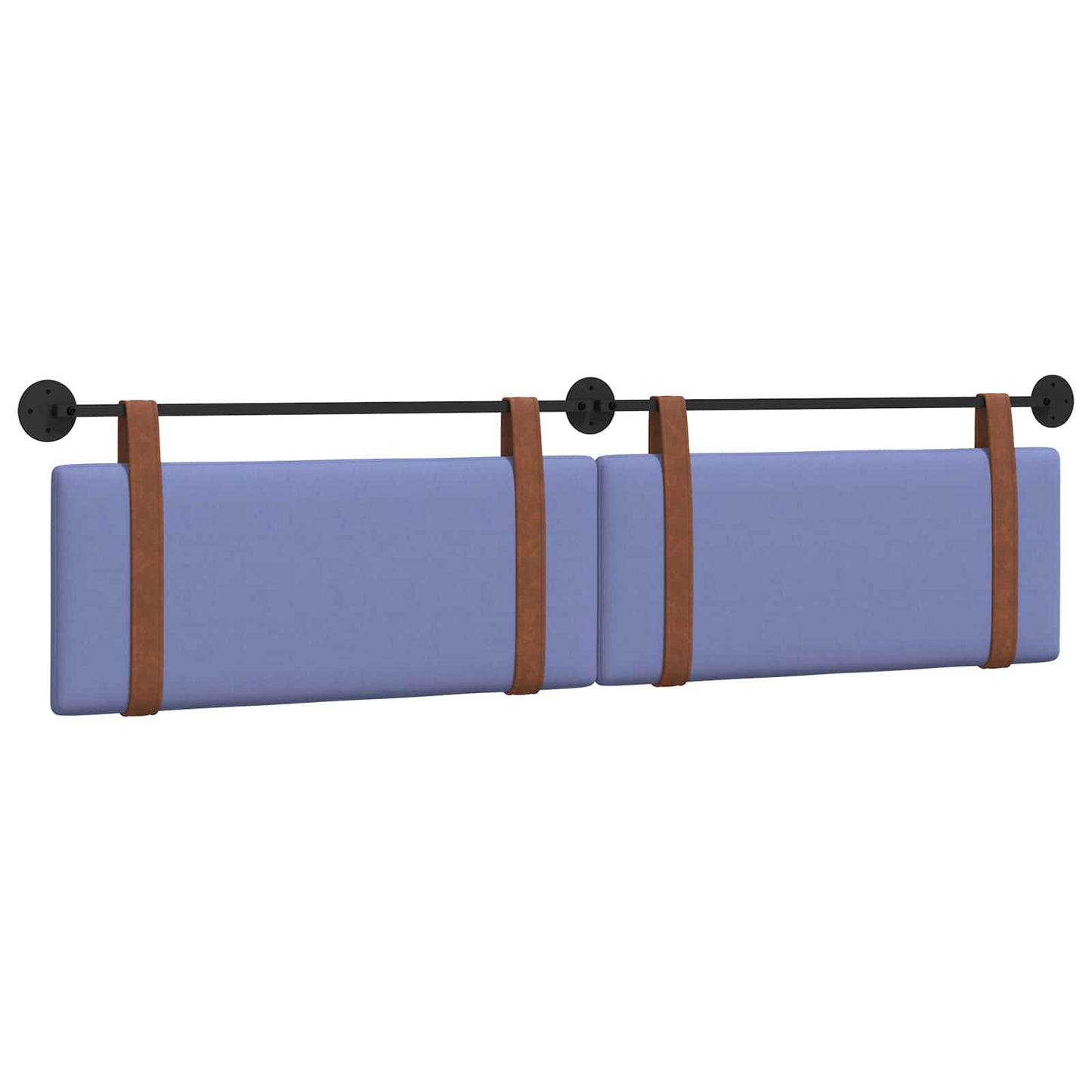 Testata appesa Tinta unita Blu jeans 210 x 55 x 5 cm PU Antico