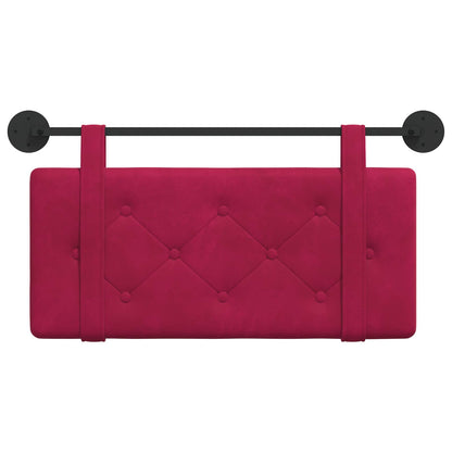 Testata appesa Rosso Vino 90 x 55 x 5 cm Velluto