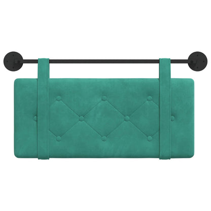 Testata appesa Turchese 90 x 55 x 5 cm Velluto
