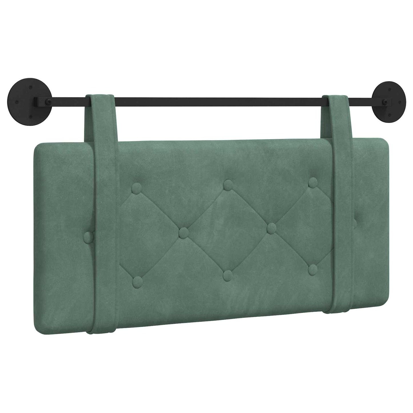 Testata appesa Verde Mare 90 x 55 x 5 cm Velluto