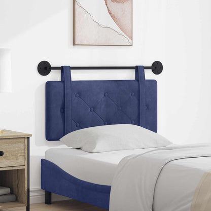 Testata appesa Blu Polizia 90 x 55 x 5 cm Velluto