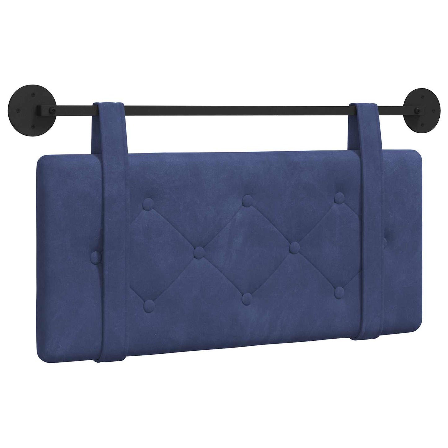 Testata appesa Blu Polizia 90 x 55 x 5 cm Velluto