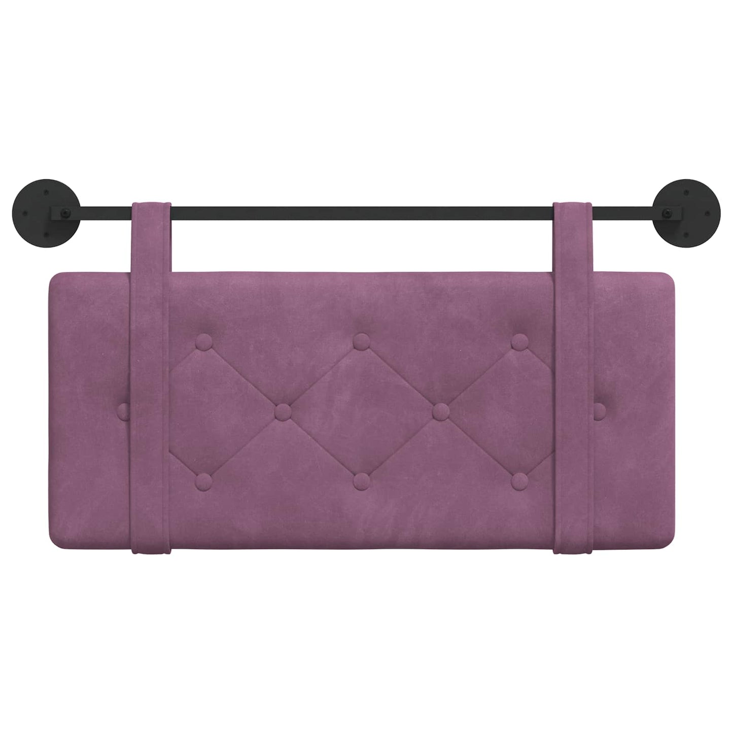 Testata appesa Montaggio a parete Viola 90 x 55 x 5 cm Velluto