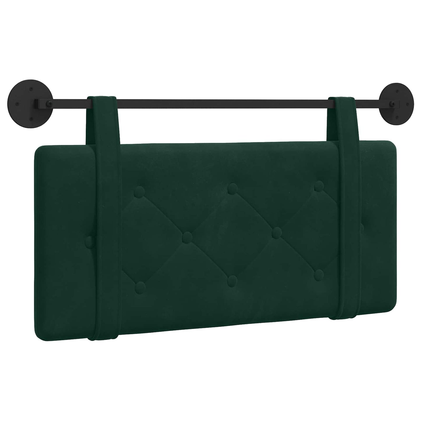 Testata appesa Verde Scuro 100 x 55 x 5 cm Velluto