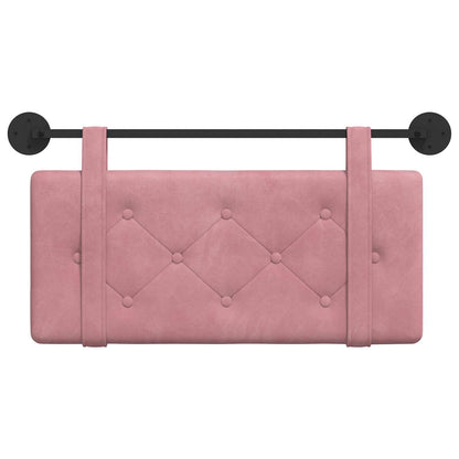 Testata appesa Montaggio a parete Rosa 100 x 55 x 5 cm Velluto