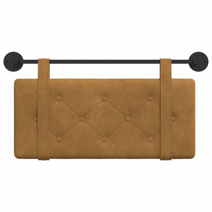 Testata appesa Marrone 100 x 55 x 5 cm Velluto