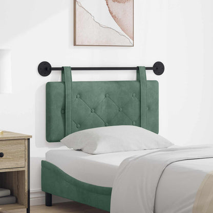 Testata appesa Verde Mare 100 x 55 x 5 cm Velluto
