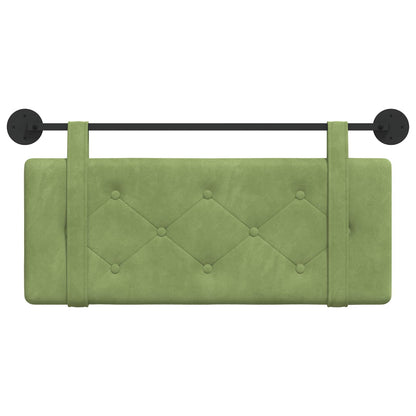Testata appesa Verde chiaro 110 x 55 x 5 cm Velluto