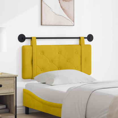 Testata appesa Giallo 110 x 55 x 5 cm Velluto