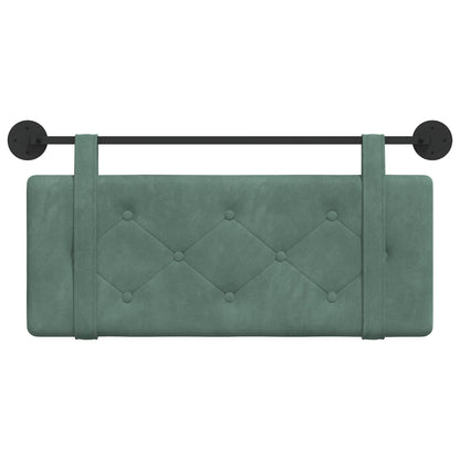 Testata appesa Verde Mare 110 x 55 x 5 cm Velluto