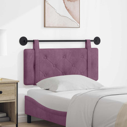 Testata appesa Montaggio a parete Viola 110 x 55 x 5 cm Velluto