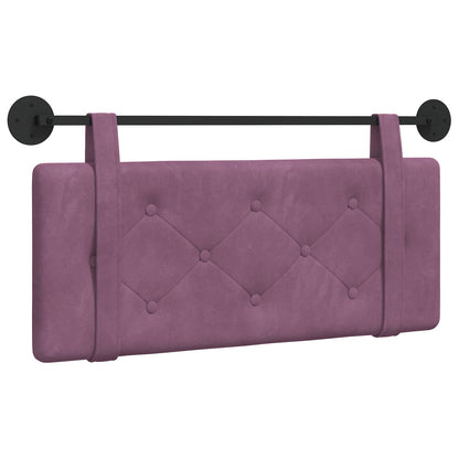 Testata appesa Montaggio a parete Viola 110 x 55 x 5 cm Velluto