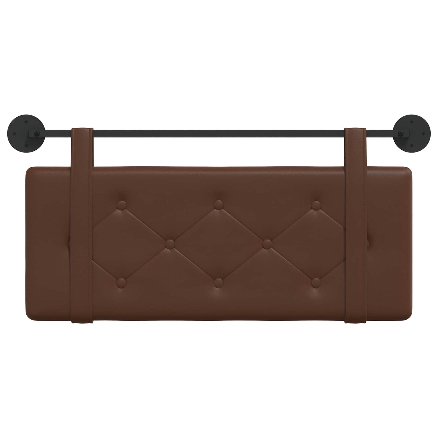 Testata appesa Marrone 100 cm Pelle Sintetica